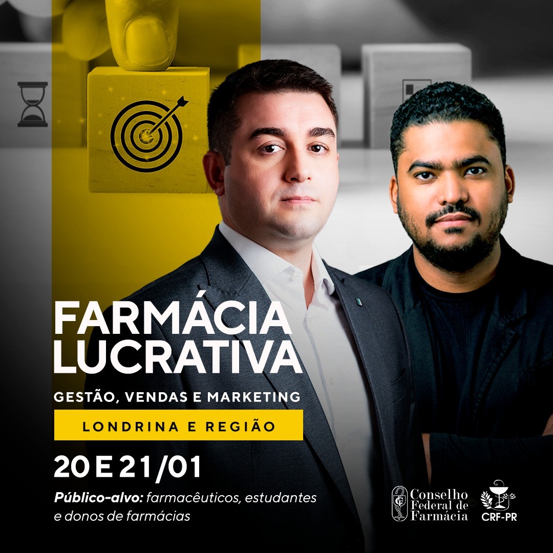 Curso Farmácia Lucrativa: Gestão, Vendas e Marketing  |  Londrina/PR